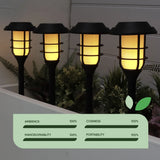 Solar Flaming LED Stake Lights (Pack of 4)