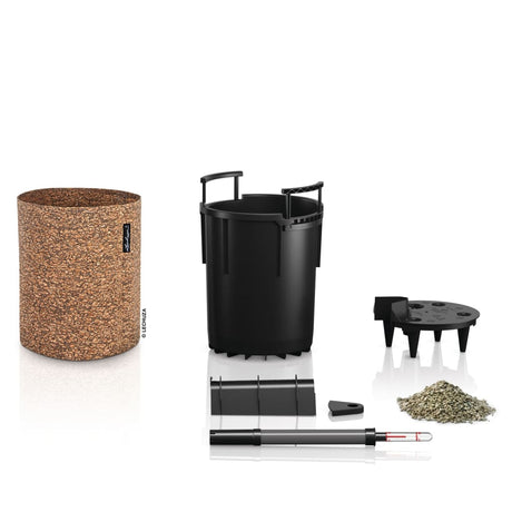 Planter TRENDCOVER 23 Cork ALL-IN-ONE Dark Natural