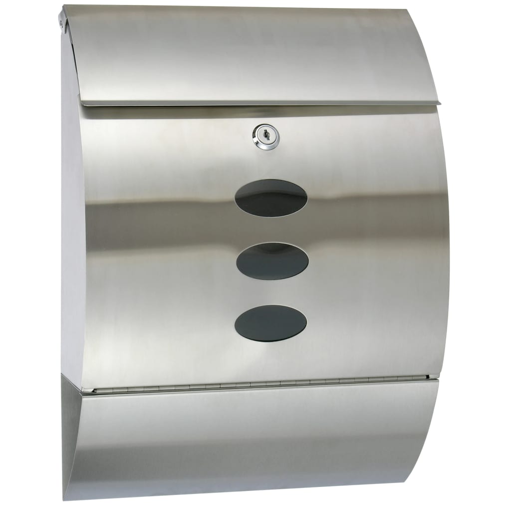 Letter Box Stainless Steel 30x12x40 cm