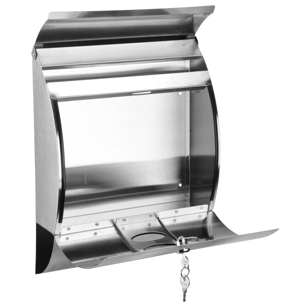 Letter Box Stainless Steel 30x12x40 cm