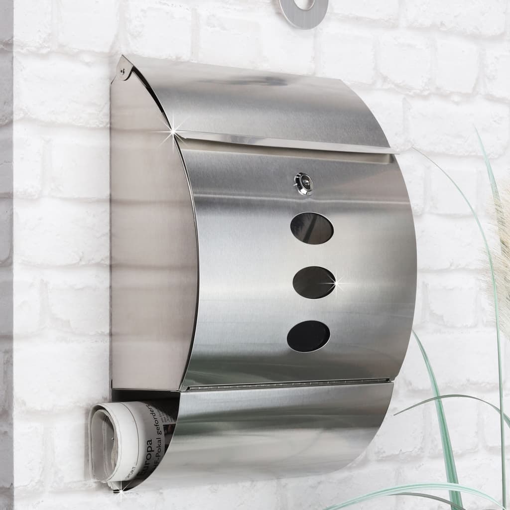 Letter Box Stainless Steel 30x12x40 cm