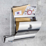 Letter Box Stainless Steel 30x12x40 cm
