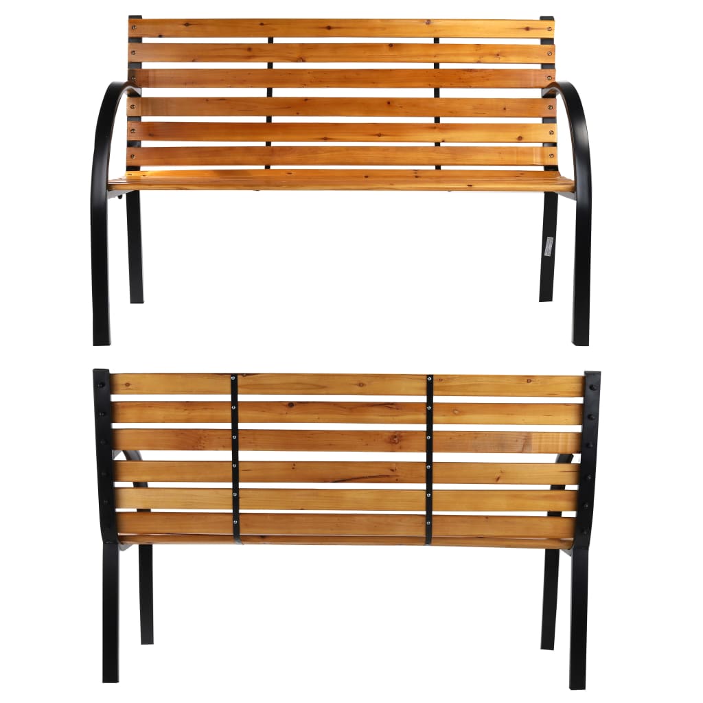 Park Bench Brown 122x60x81 cm