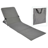 Foldable Beach Mat Chair PVC Grey