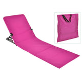 Foldable Beach Mat Chair PVC Pink