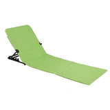 Foldable Beach Mat Chair PVC Green