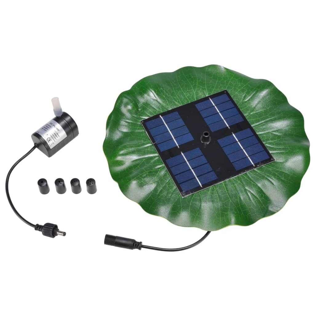 HI Solar Floating Fountain Pump Lotus Leaf