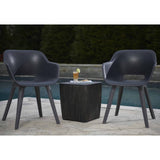 Outdoor Chairs Akola 2 pcs Graphite