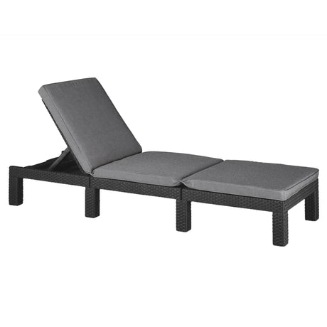 Sunlounger with Cushion Daytona Graphite