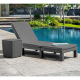 Sunlounger with Cushion Daytona Graphite