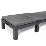 Sunlounger with Cushion Daytona Graphite