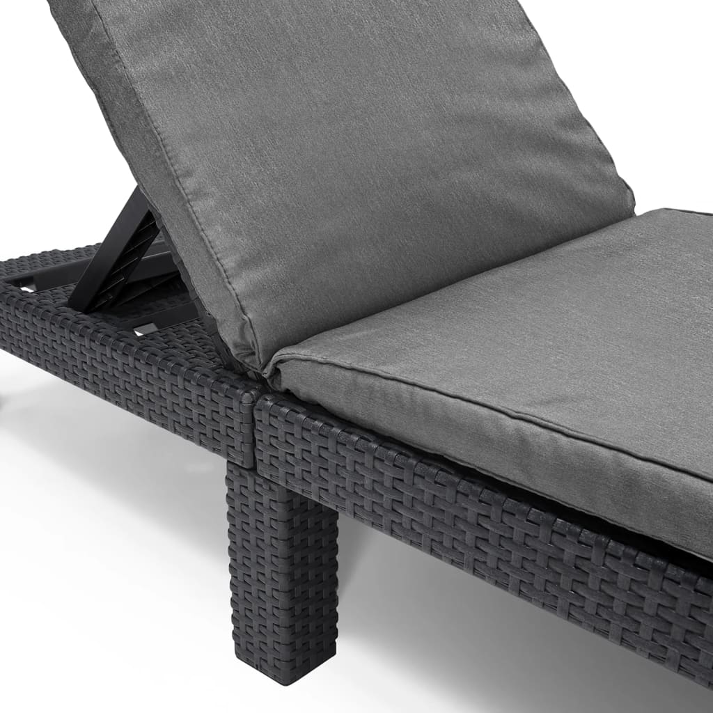 Sunlounger with Cushion Daytona Graphite