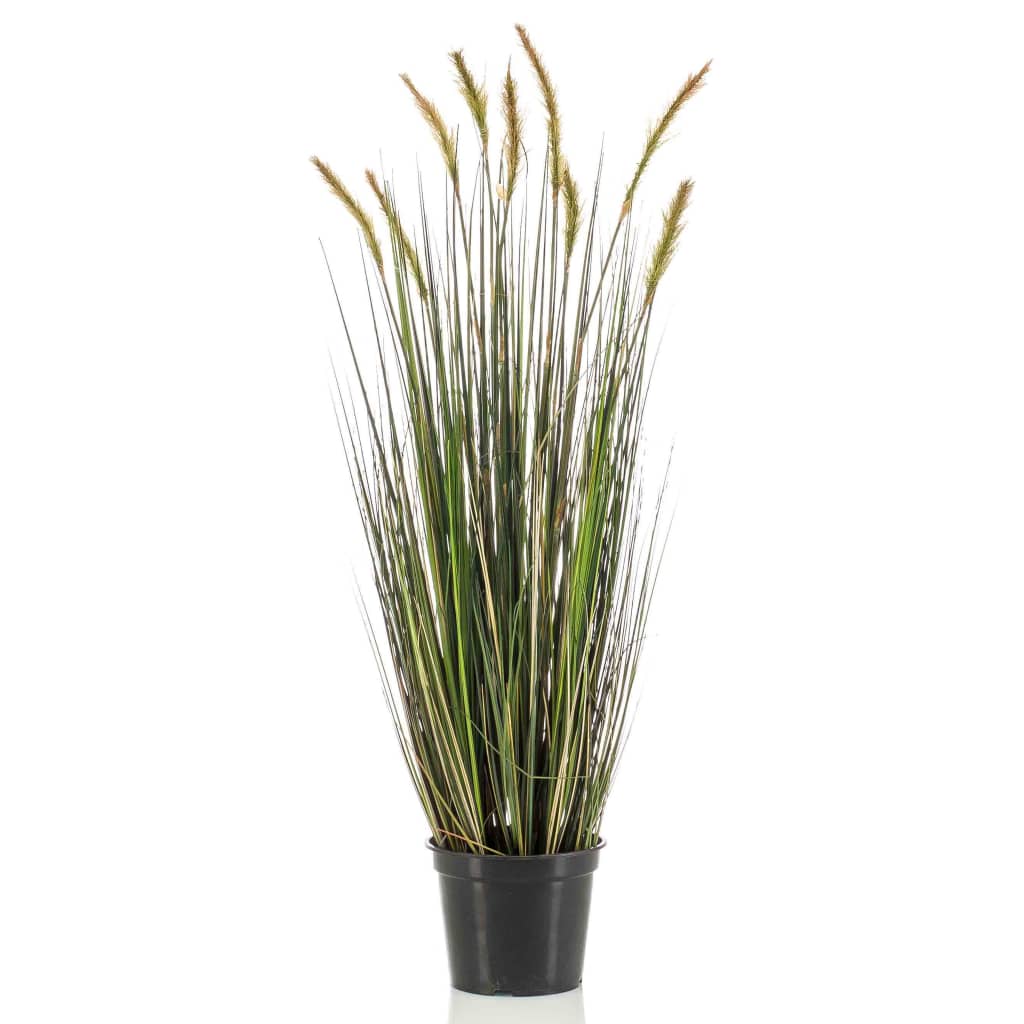 Artificial Foxtail Grass Autumn in Plastic Pot 90  cm