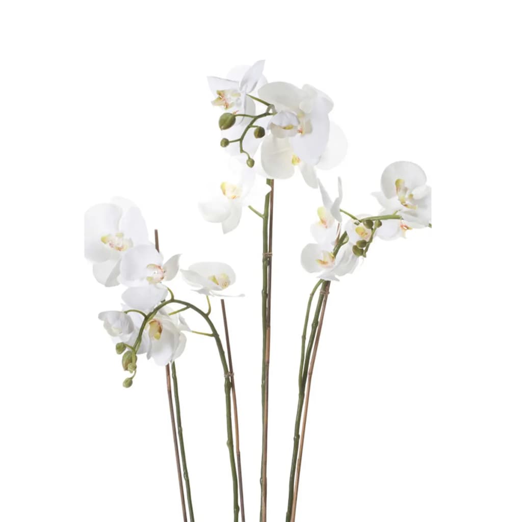 Artificial Phalaenopsis with Moss White 90 cm 20.355