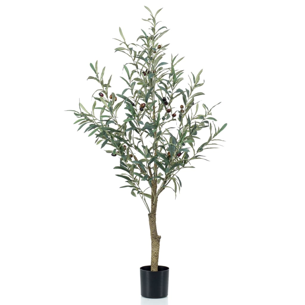 Artificial Olive Tree 115 cm in Plastic Pot