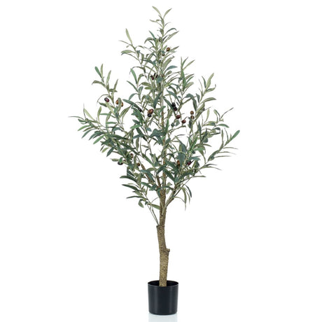 Artificial Olive Tree 115 cm in Plastic Pot