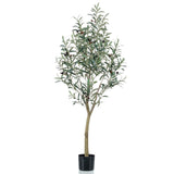 Artificial Olive Tree 140 cm in Plastic Pot