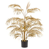 Artificial Areca Palm Tree 105 cm Gold