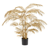 Artificial Areca Palm Tree 145 cm Gold