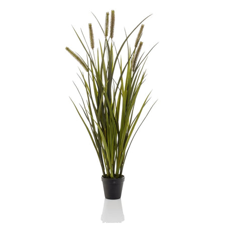 Artificial Cattails Grass 85 cm in Pot