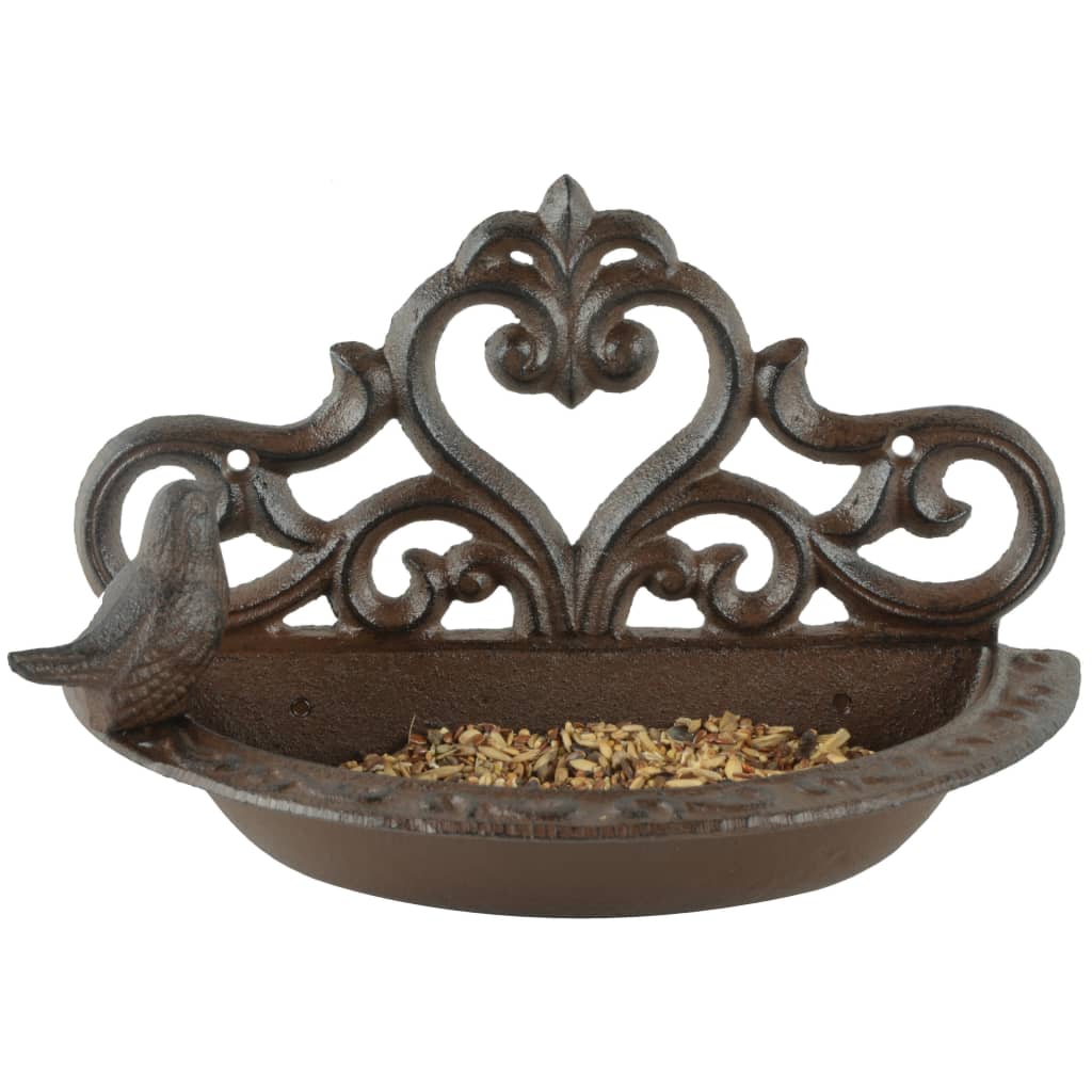 Bird Feeder Brown Cast Iron BR26