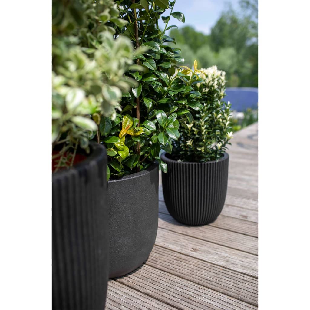 Egg Planter Urban Smooth 43x41 cm Black KBL933