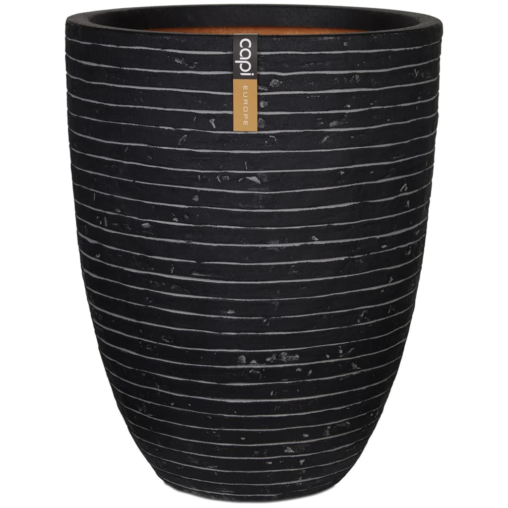 Vase Nature Row Elegant Low 36x47 cm Anthracite KRWZ782