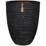 Vase Nature Row Elegant Low 36x47 cm Anthracite KRWZ782