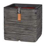 Planter Nature Rib Square 50 x 50 cm Anthracite