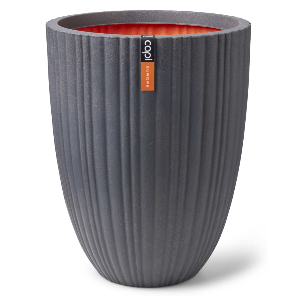 Vase Urban Tube Elegant Low 46x58 cm Dark Grey