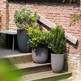 Planter Groove 35x34 cm Anthracite