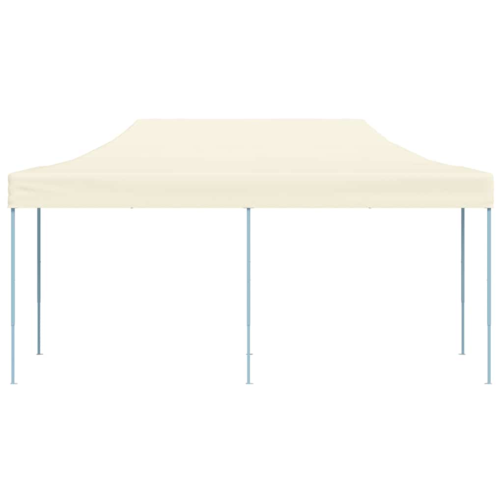 Foldable Tent Pop-Up 3x6 m Cream White