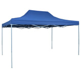 Foldable Tent Pop-Up 3x4.5 m Blue