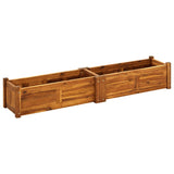 Garden Raised Bed Acacia Wood 150x30x25 cm