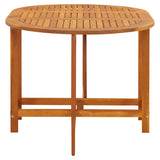 Garden Table 130x90x72 cm Solid Acacia Wood