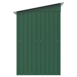 Garden Shed Green Metal