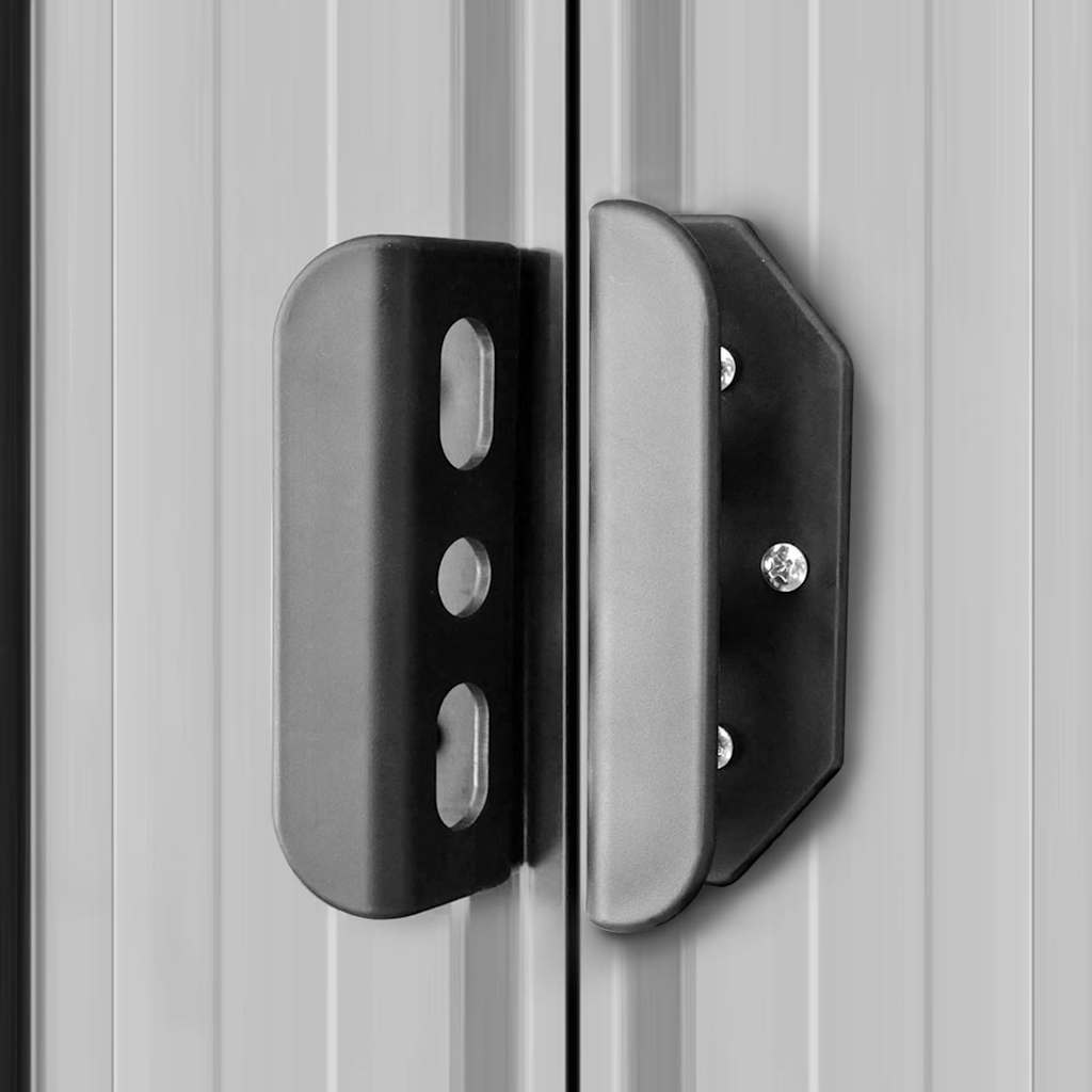 Garden Shed Grey Metal