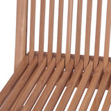 Folding Garden Chairs 4 pcs Solid Teak Wood