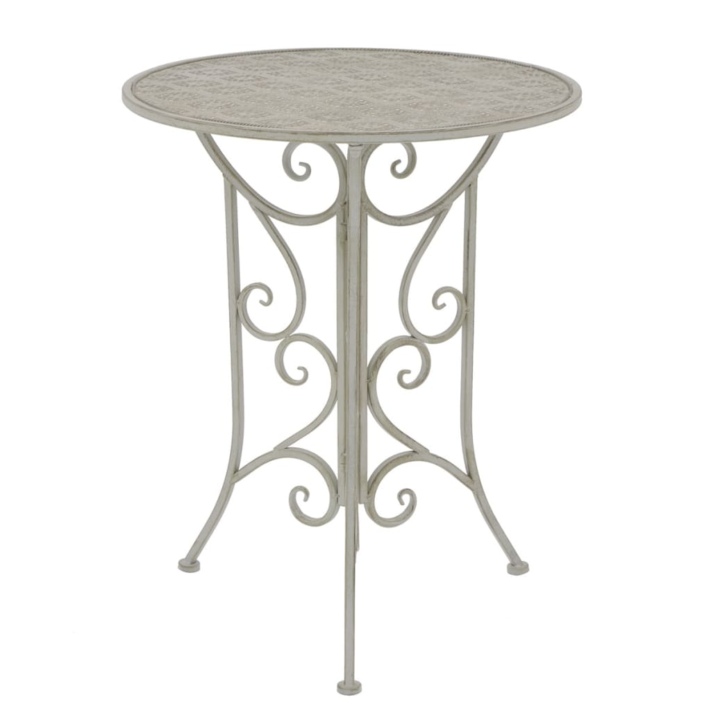 3 Piece Bistro Set Steel Grey