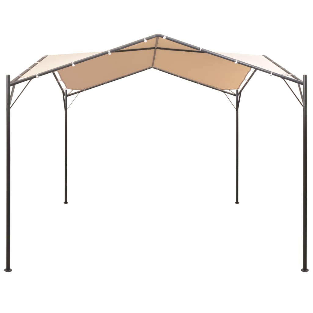 Gazebo Pavilion Tent Canopy 3x3 m Steel Beige