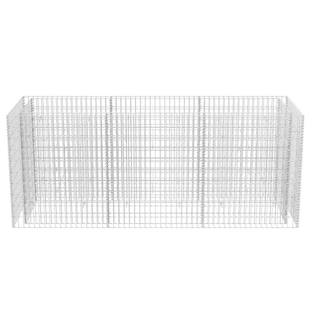 Gabion Raised Bed Steel 270x90x100 cm
