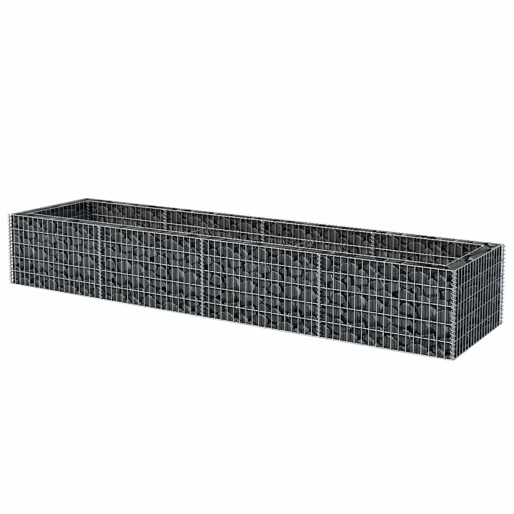 Gabion Raised Bed Steel 360x90x50 cm