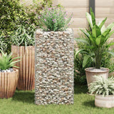 Gabion Raised Bed Steel 50x50x100 cm