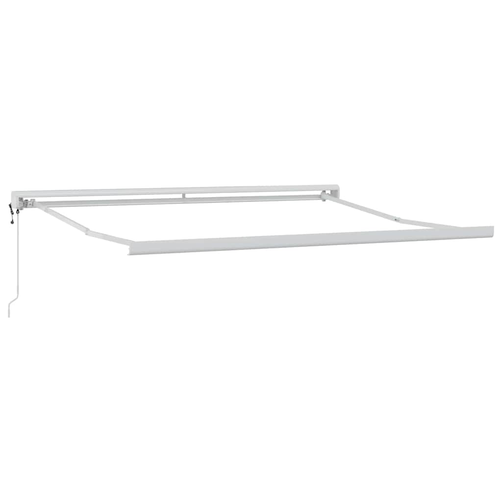 Awning White 3 x 2.5 m Metal