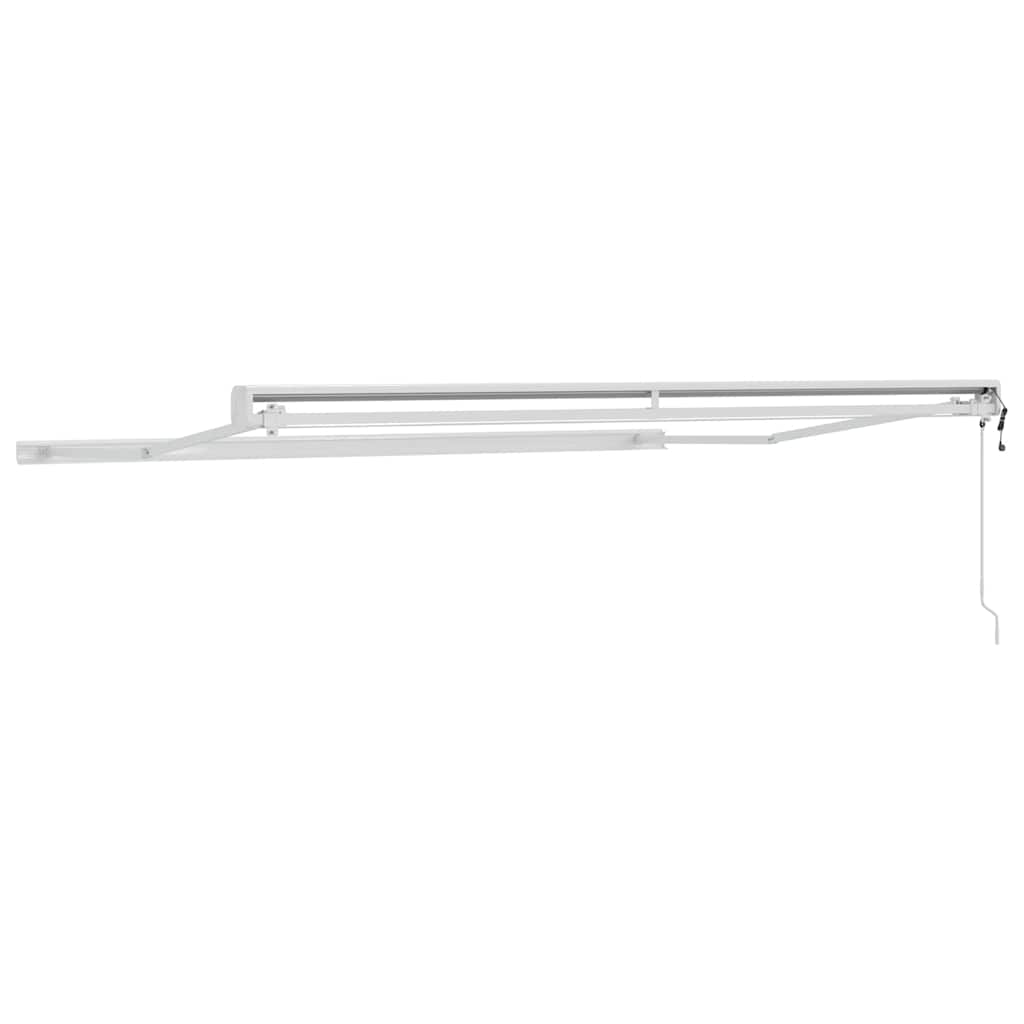Awning White 3 x 2.5 m Metal