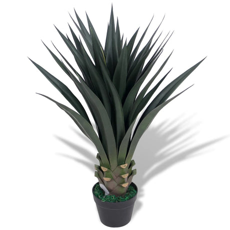Artificial Yucca Plant with Pot 85 cm Green