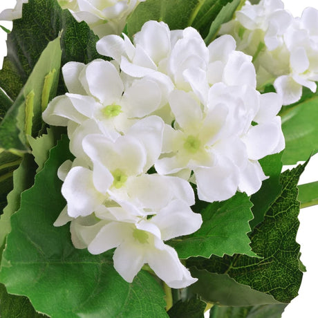 Artificial Hydrangea Plant with Pot 60 cm White