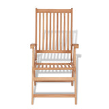 Reclining Garden Chairs 2 pcs Solid Teak Wood