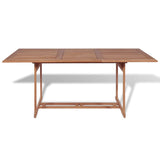 Garden Table 180x90x75 cm Solid Teak Wood
