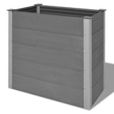 Garden Raised Bed WPC 100x50x91 cm Grey